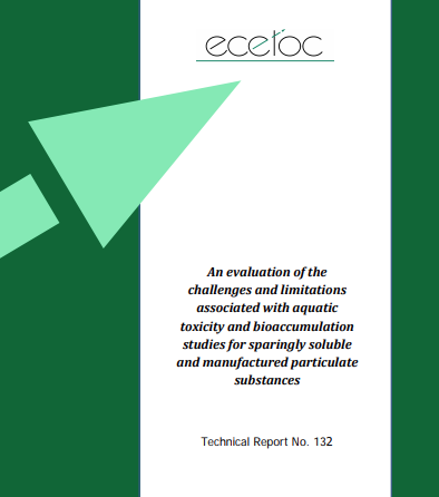TR 132 – An evaluation of the challenges and limitations associated with aquatic toxicity and bioaccumulation studies for sparingly soluble and manufactured particulate substances