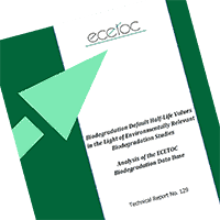 TR 129: Biodegradation Default Half-Life Values in the Light of Environmentally Relevant Biodegradation Studies – Analysis of the ECETOC Biodegradation Data Base