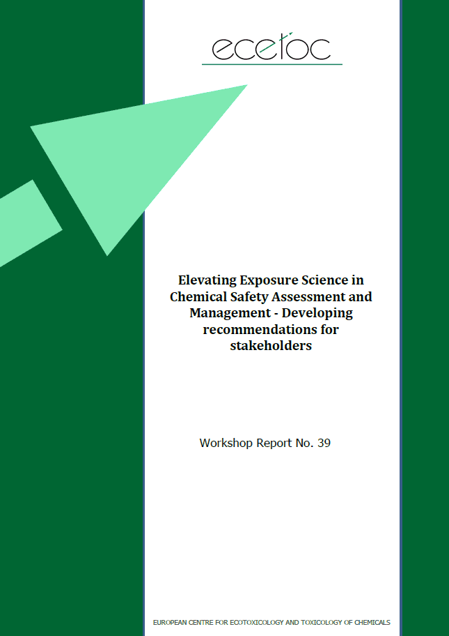 Workshop Report no.39 – Elevating exposure science in CSA: Developing recommendations for stakeholders