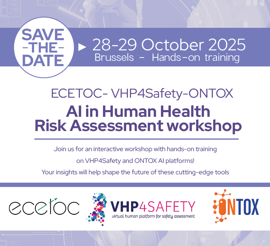 ECETOC-VHP4Safety-ONTOX: Application of Digital Infrastructures Leveraging AI in Human Health Risk Assessment