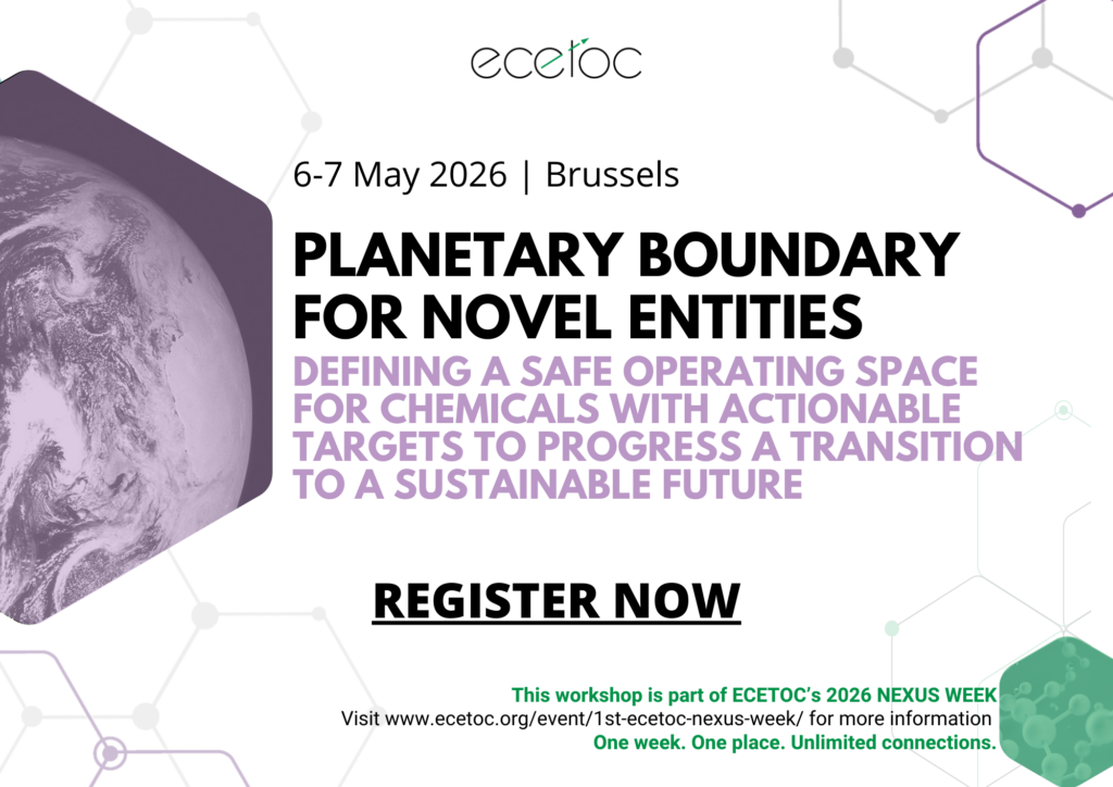 Planetary boundary for novel entities