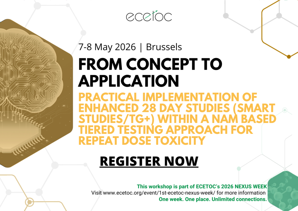 From concept to application: Repeat dose toxicity testing workshop